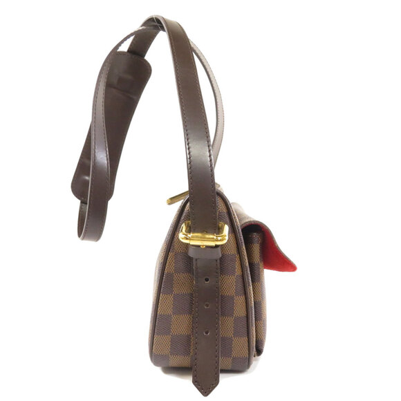 Louis Vuitton Ravello Damier Ebene Brown Shoulder Bag Canvas - Picture 3 of 10